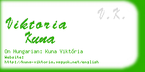 viktoria kuna business card